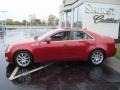 2009 Crystal Red Cadillac CTS 4 AWD Sedan  photo #8