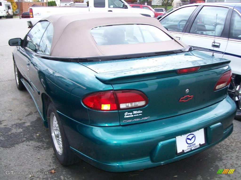 1999 Cavalier Z24 Convertible - Medium Green Metallic / Neutral photo #3