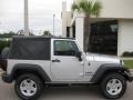 2010 Bright Silver Metallic Jeep Wrangler Sport 4x4  photo #4