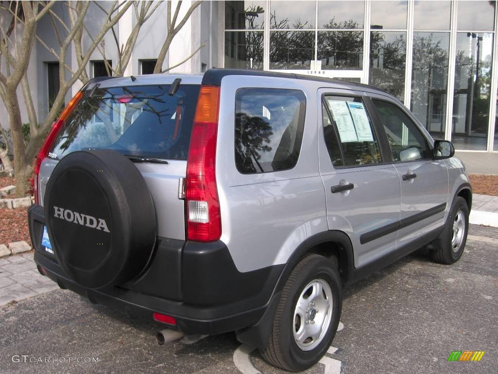 2002 CR-V LX - Satin Silver Metallic / Black photo #3