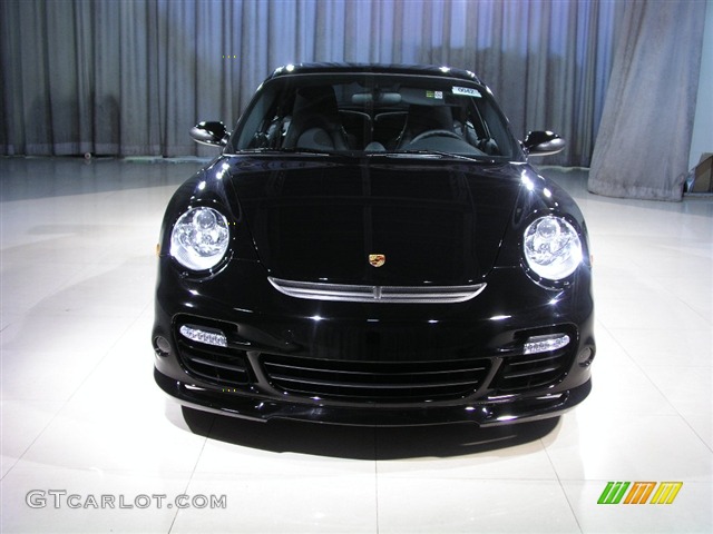 2007 911 Turbo Coupe - Black / Black photo #4
