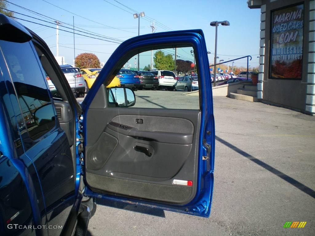 2003 Silverado 1500 LS Extended Cab 4x4 - Arrival Blue Metallic / Dark Charcoal photo #20