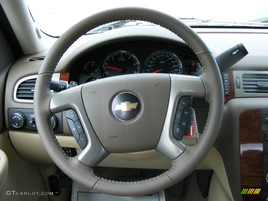 2009 Silverado 1500 LTZ Crew Cab 4x4 - Summit White / Light Cashmere photo #4