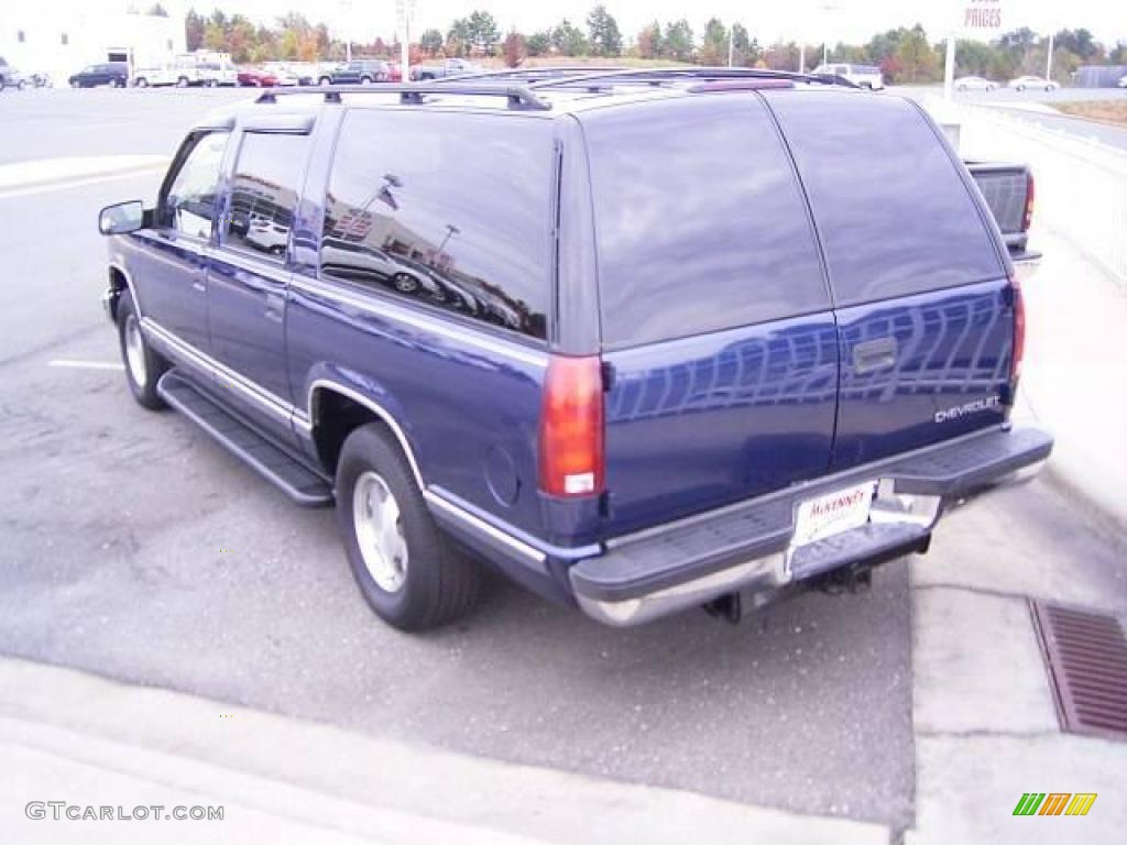 1997 Suburban C1500 LT - Indigo Blue Metallic / Blue photo #2