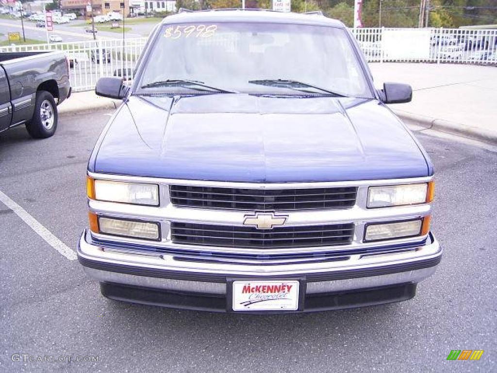 1997 Suburban C1500 LT - Indigo Blue Metallic / Blue photo #6