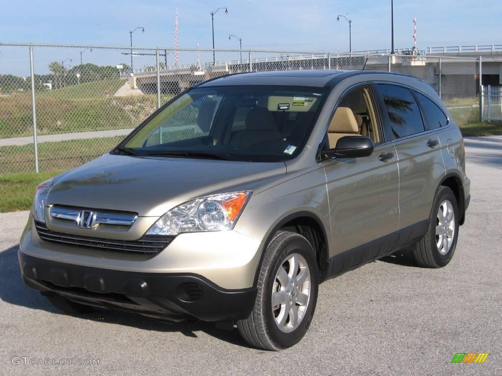 2007 CR-V EX - Borrego Beige Metallic / Ivory photo #2