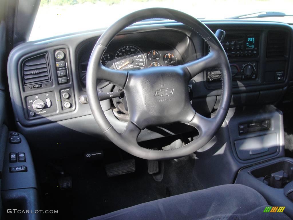 2002 Silverado 1500 LS Extended Cab 4x4 - Dark Carmine Red Metallic / Graphite Gray photo #12