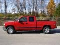2002 Victory Red Chevrolet Silverado 1500 LS Extended Cab 4x4  photo #2