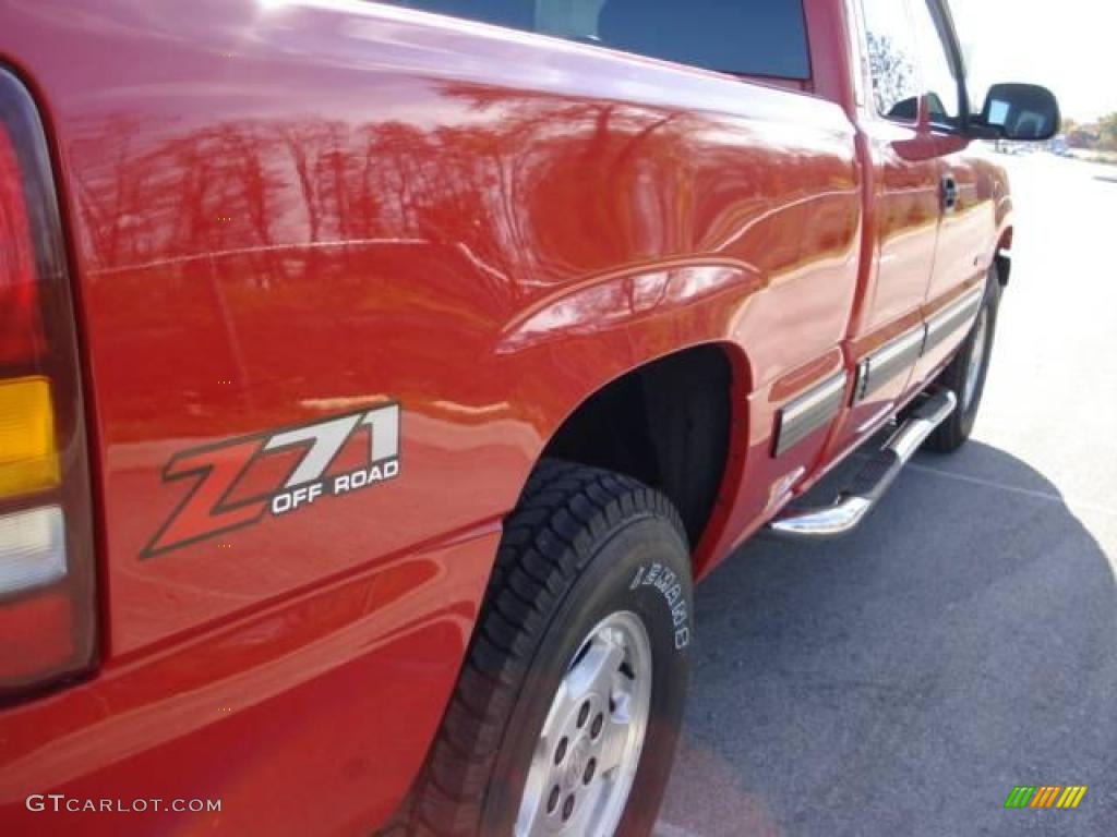 2002 Silverado 1500 LS Extended Cab 4x4 - Victory Red / Graphite Gray photo #13