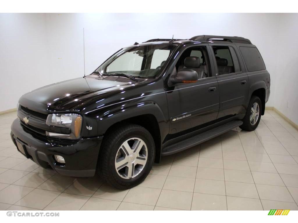 2004 TrailBlazer EXT LT 4x4 - Black / Dark Pewter photo #3