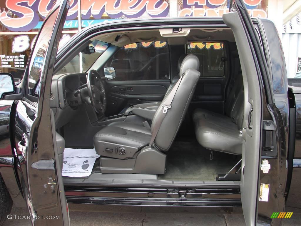 2004 Silverado 1500 SS Extended Cab AWD - Black / Dark Charcoal photo #5