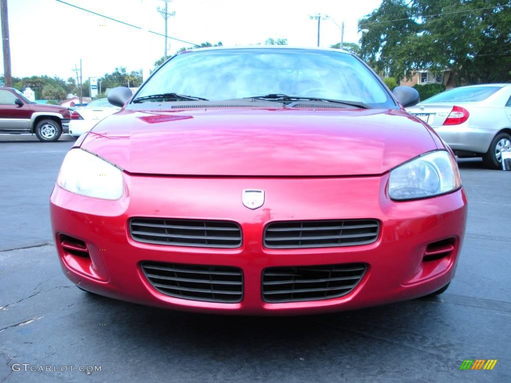 2003 Stratus SXT Sedan - Inferno Red Pearl / Dark Slate Gray photo #2