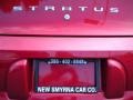 2003 Inferno Red Pearl Dodge Stratus SXT Sedan  photo #9