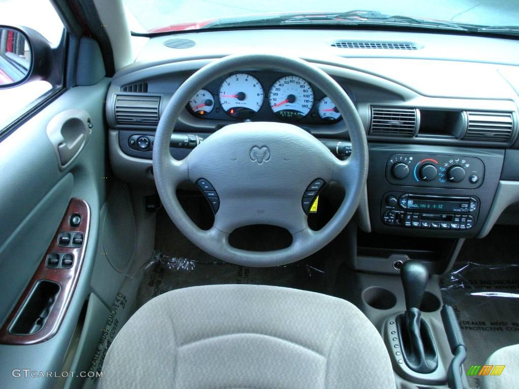 2003 Stratus SXT Sedan - Inferno Red Pearl / Dark Slate Gray photo #23