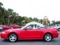 1999 Rio Red Ford Mustang GT Convertible  photo #15