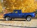 2002 Sonic Blue Metallic Ford Ranger XLT SuperCab 4x4  photo #6