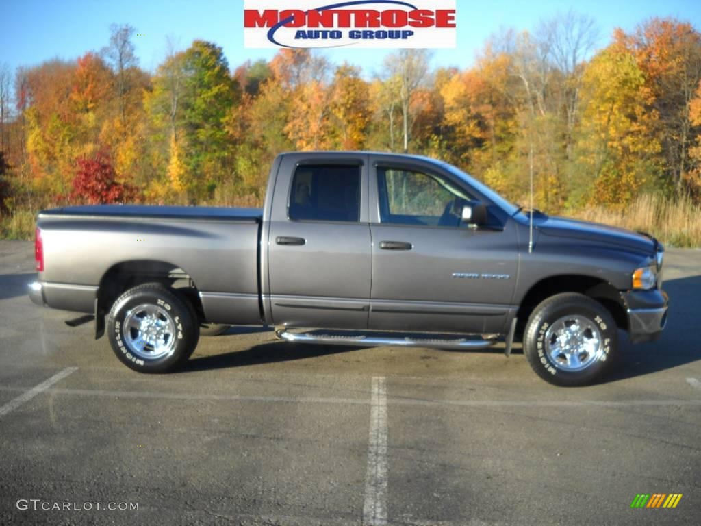 2003 Ram 1500 SLT Quad Cab 4x4 - Graphite Metallic / Dark Slate Gray photo #1