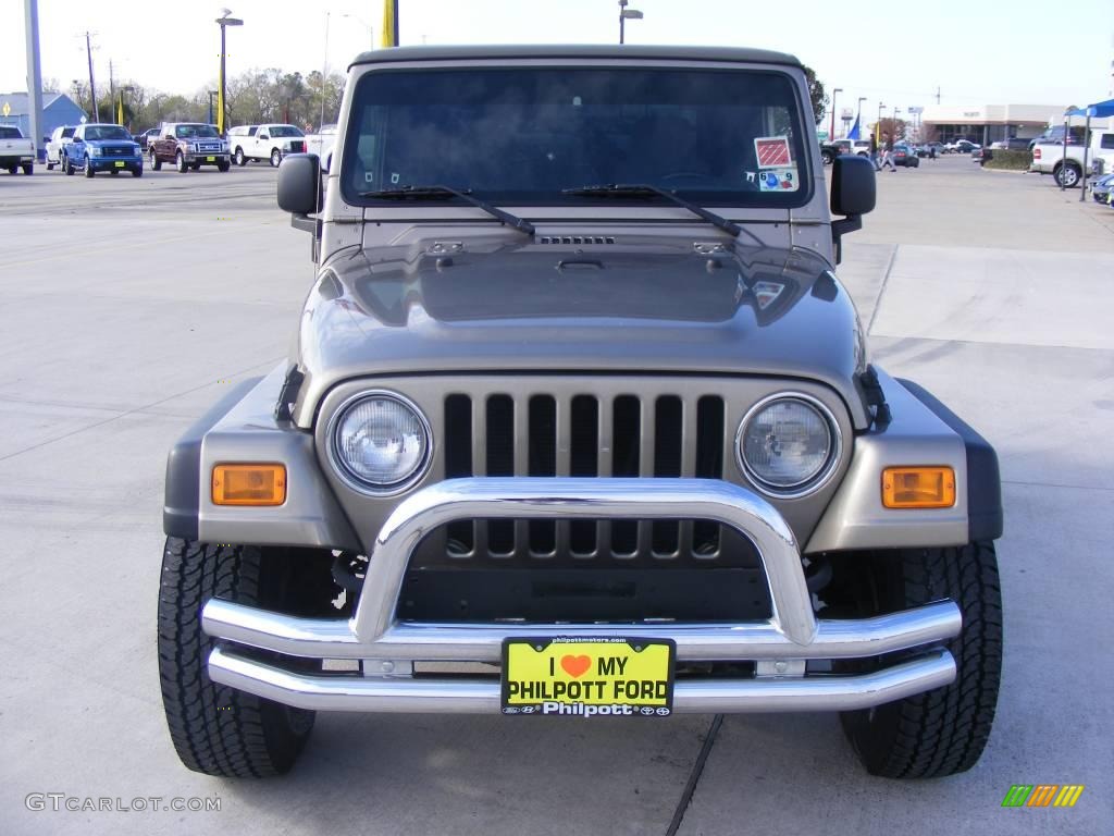 2004 Wrangler Sport 4x4 - Light Khaki Metallic / Khaki photo #3