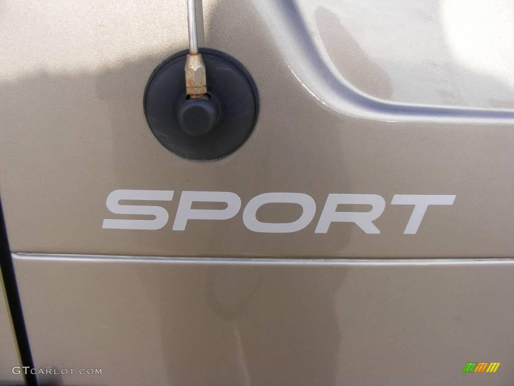 2004 Wrangler Sport 4x4 - Light Khaki Metallic / Khaki photo #14