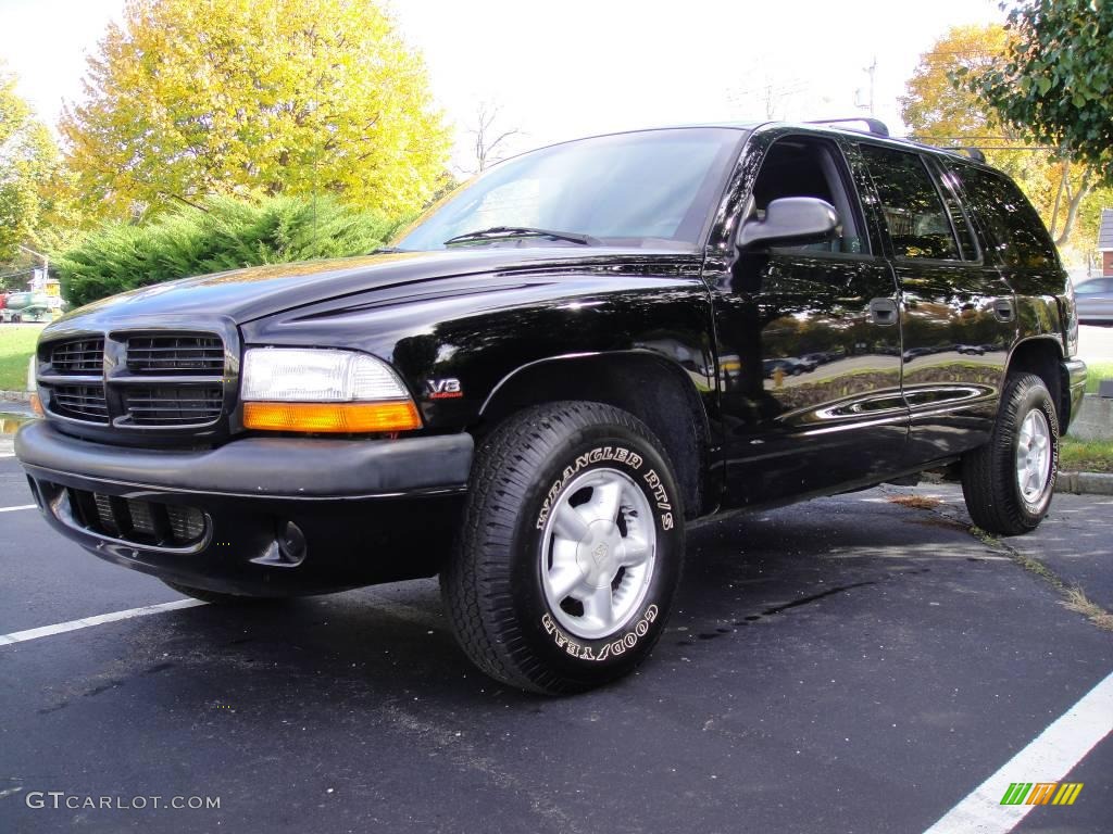 2000 Durango SLT - Black / Mist Gray photo #1