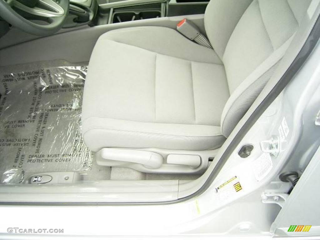 2010 Civic DX-VP Sedan - Alabaster Silver Metallic / Gray photo #8