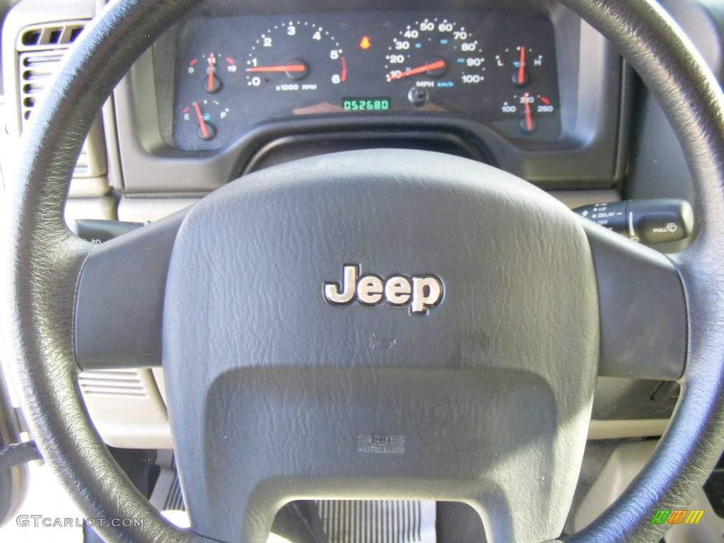 2004 Wrangler Sport 4x4 - Light Khaki Metallic / Khaki photo #38
