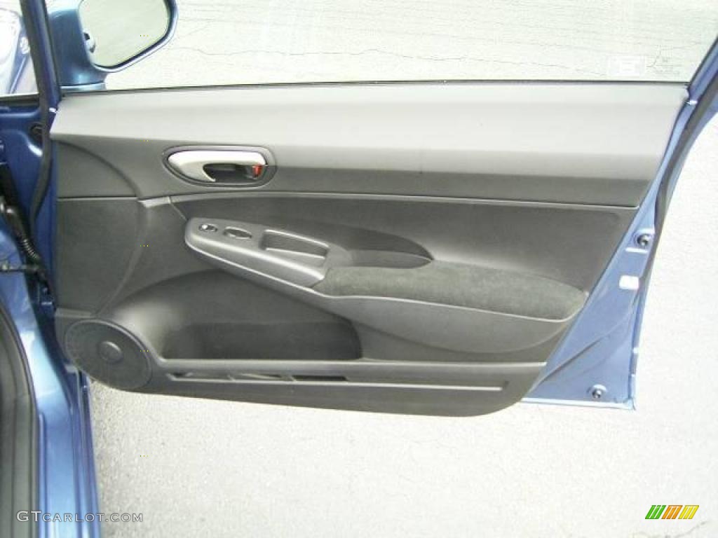 2010 Civic LX-S Sedan - Atomic Blue Metallic / Black photo #17