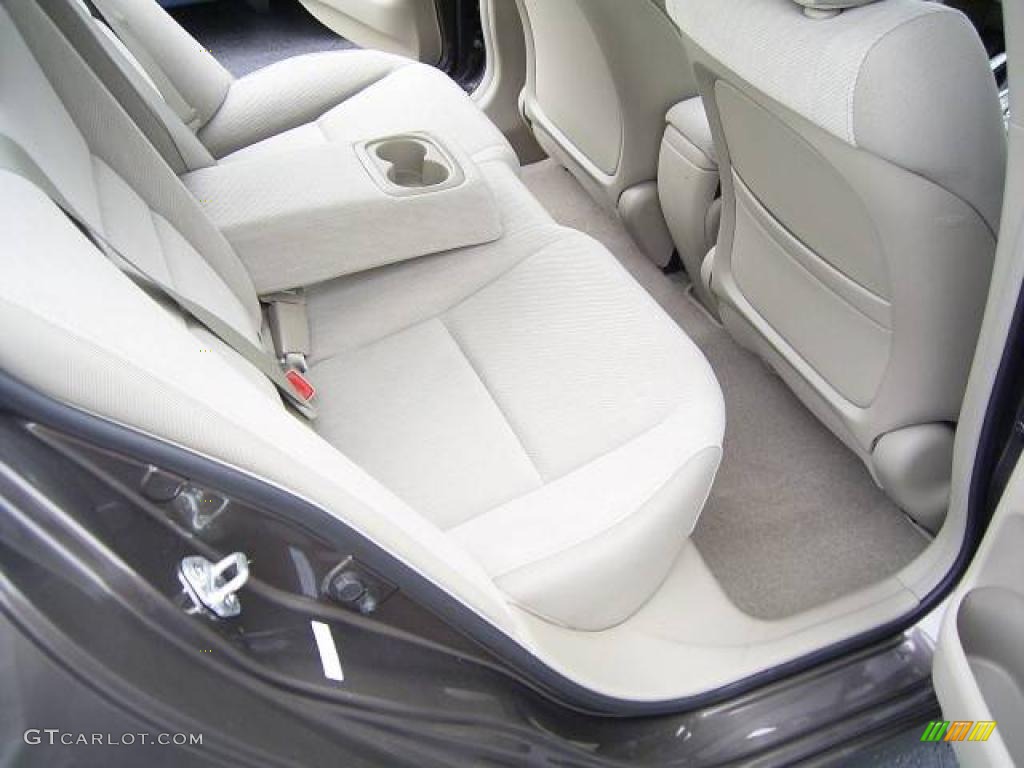 2010 Civic EX Sedan - Urban Titanium Metallic / Beige photo #14