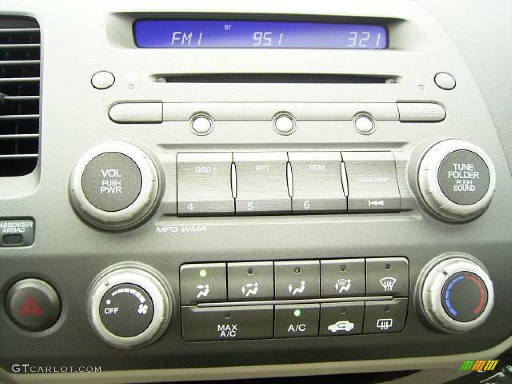 2010 Civic EX Sedan - Urban Titanium Metallic / Beige photo #26