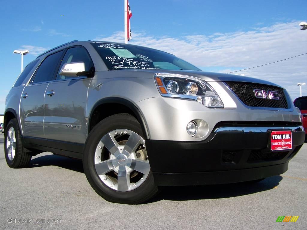 2007 Acadia SLT - Liquid Silver Metallic / Titanium photo #1