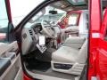 2010 Vermillion Red Ford F350 Super Duty Lariat Crew Cab 4x4  photo #8