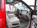 2010 Vermillion Red Ford F350 Super Duty Lariat Crew Cab 4x4  photo #13