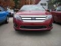 2010 Sangria Red Metallic Ford Fusion SEL  photo #2