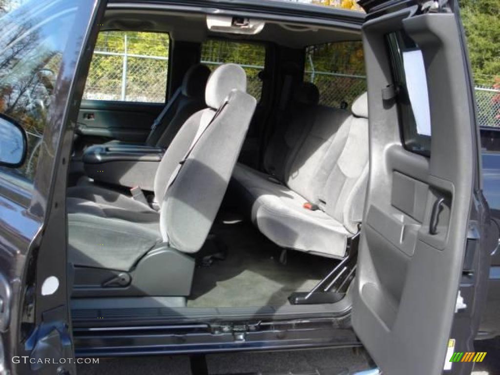 2005 Sierra 2500HD SLE Extended Cab 4x4 - Carbon Metallic / Dark Pewter photo #21