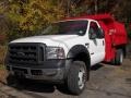 Oxford White 2007 Ford F450 Super Duty XL Regular Cab Chassis Dump Truck