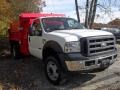 Oxford White - F450 Super Duty XL Regular Cab Chassis Dump Truck Photo No. 3