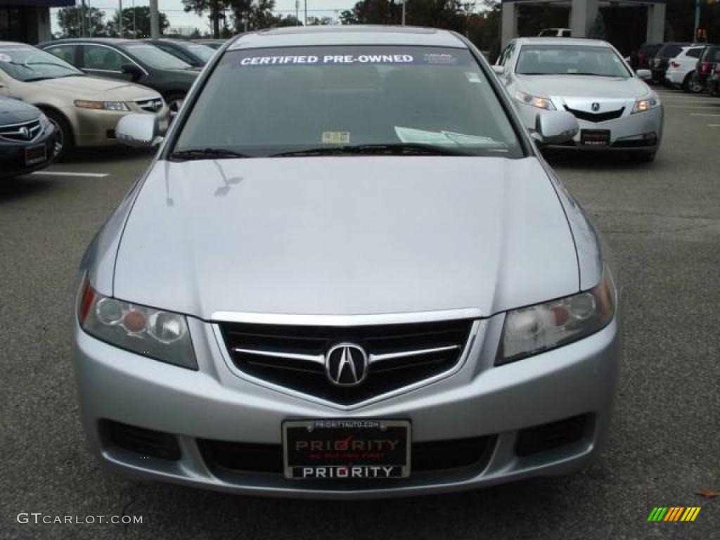 2005 TSX Sedan - Satin Silver Metallic / Quartz photo #9