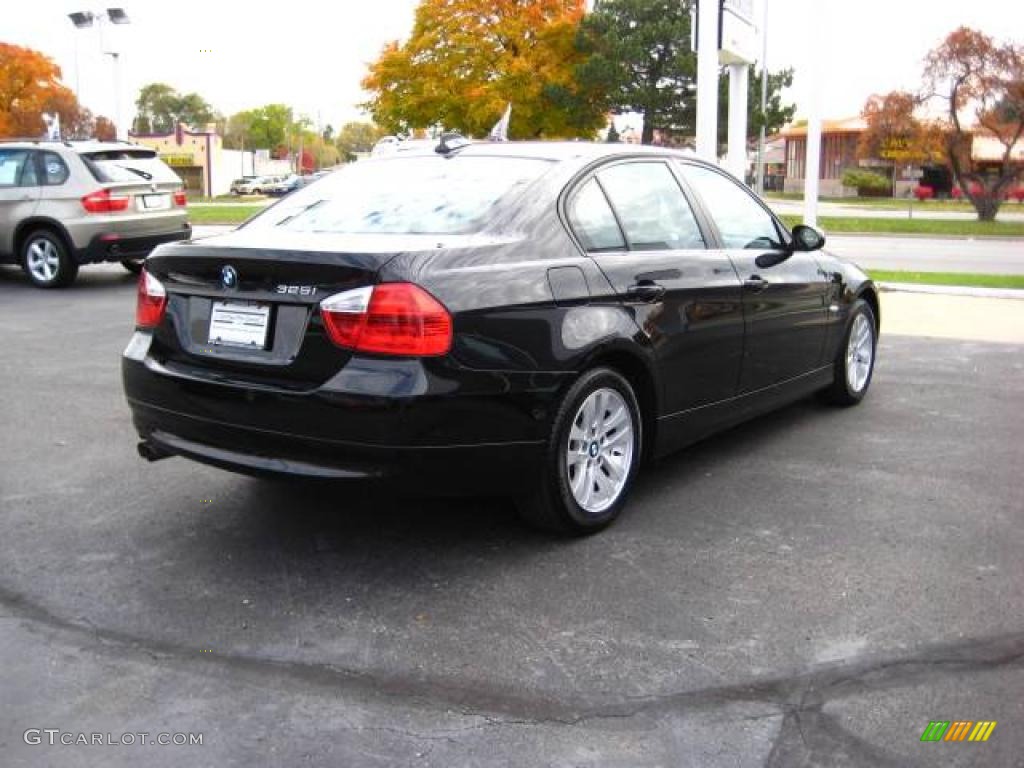 2006 3 Series 325i Sedan - Black Sapphire Metallic / Terra/Black Dakota Leather photo #5