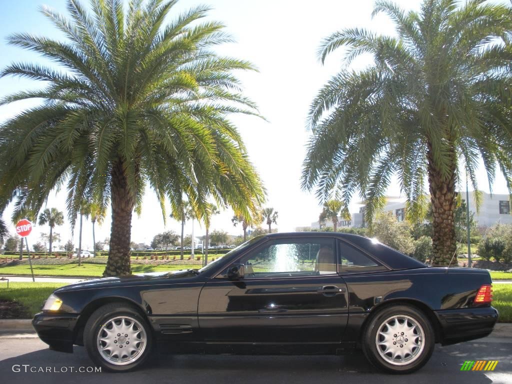 1996 SL 500 Roadster - Black / Palomino photo #1
