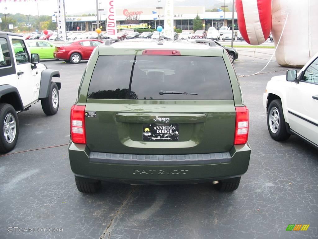 2008 Patriot Sport - Jeep Green Metallic / Dark Slate Gray photo #14