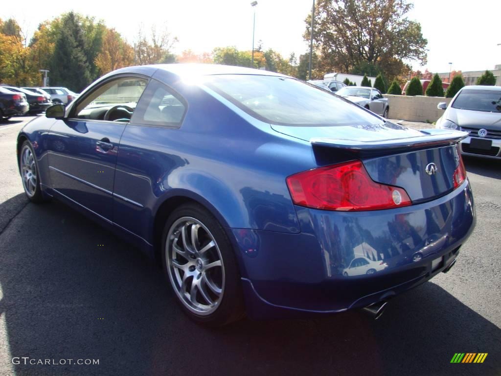 2005 G 35 Coupe - Athens Blue / Wheat photo #9