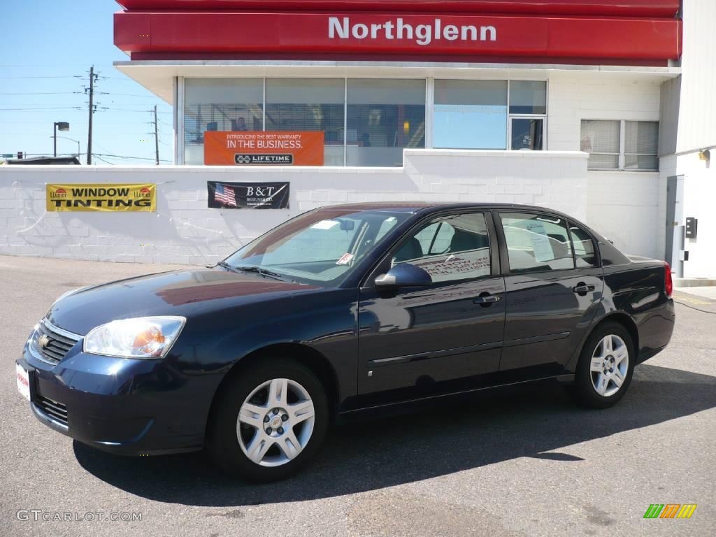 2006 Malibu LT Sedan - Dark Blue Metallic / Titanium Gray photo #1