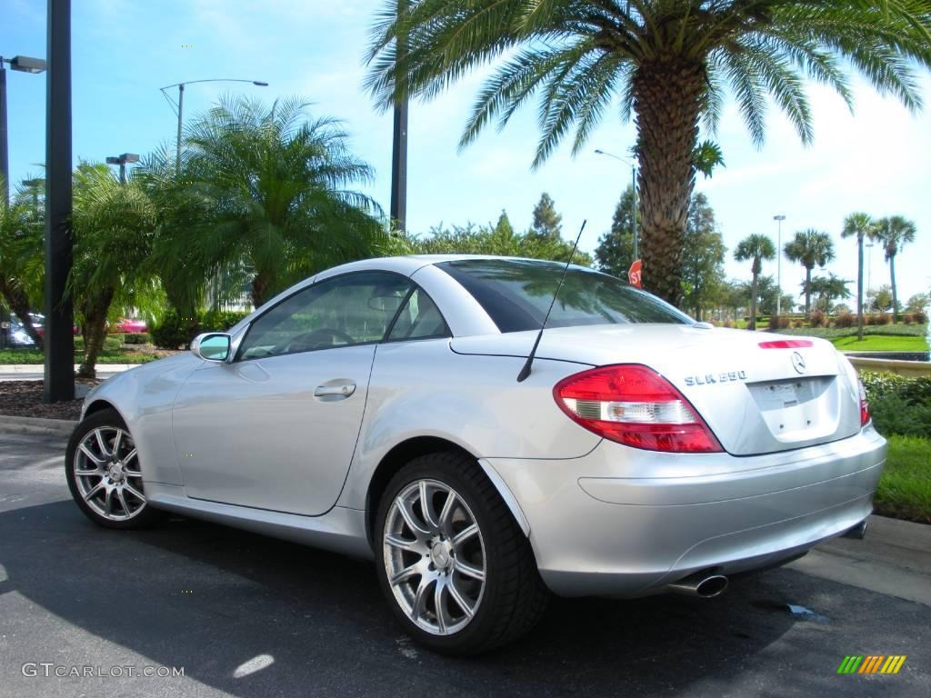 2006 SLK 350 Roadster - Iridium Silver Metallic / Black photo #8