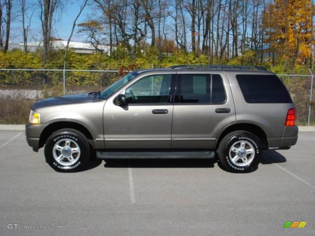 2004 Explorer XLT 4x4 - Mineral Grey Metallic / Medium Parchment photo #2