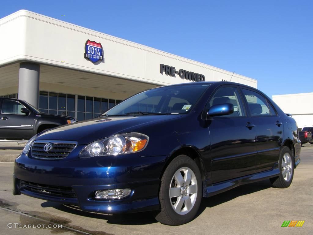 2007 Corolla S - Indigo Ink Pearl / Dark Charcoal photo #1