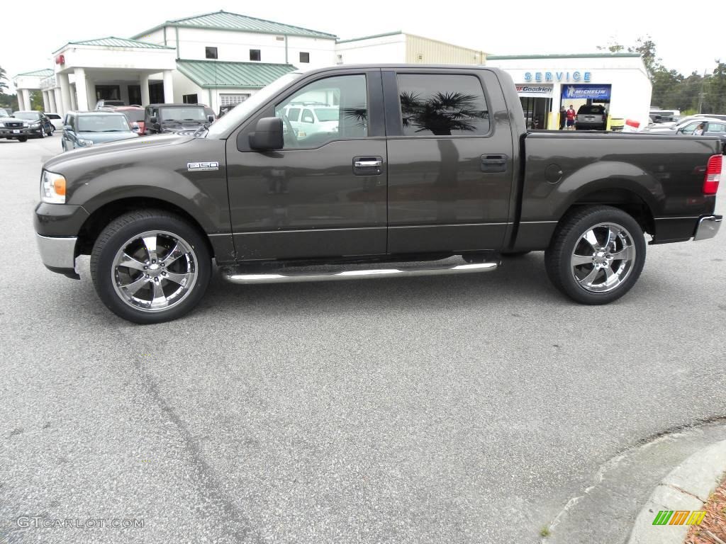 2006 F150 XLT SuperCrew - Dark Shadow Grey Metallic / Medium/Dark Flint photo #2
