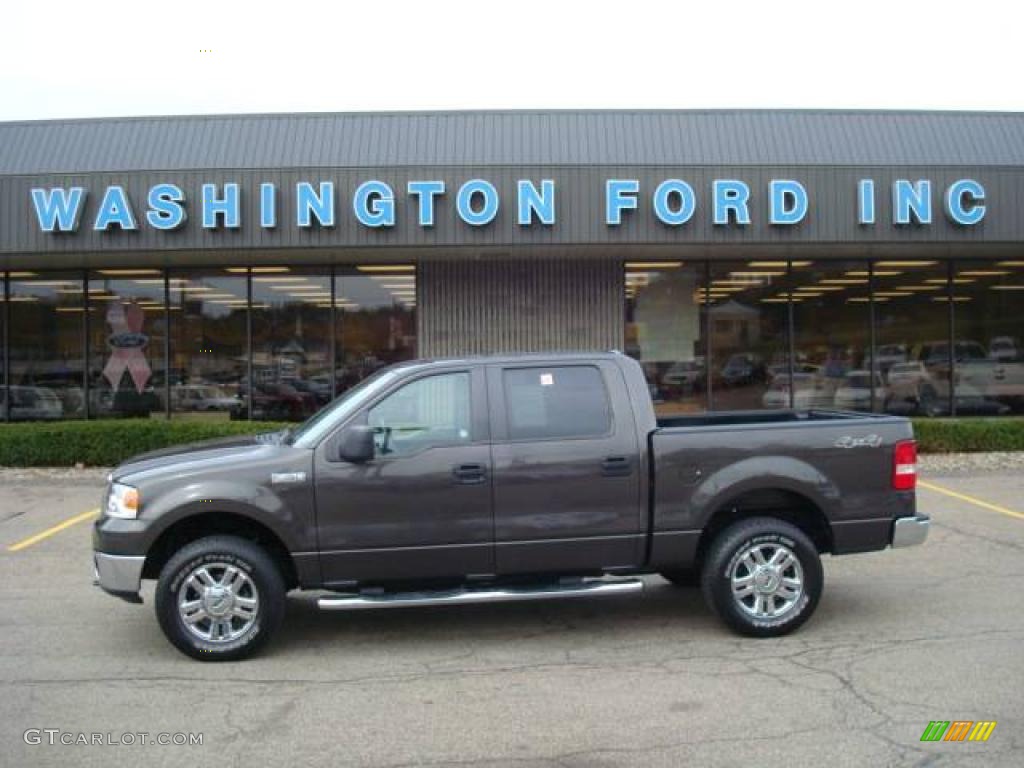 2007 F150 XLT SuperCrew 4x4 - Dark Shadow Grey Metallic / Medium Flint photo #1