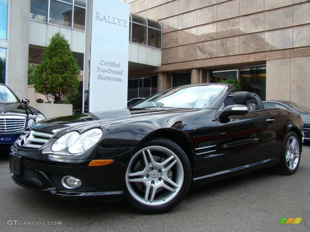 2007 SL 550 Roadster - Black / Black photo #1