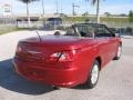 2008 Inferno Red Crystal Pearl Chrysler Sebring LX Convertible  photo #13