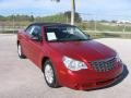 2008 Inferno Red Crystal Pearl Chrysler Sebring LX Convertible  photo #18